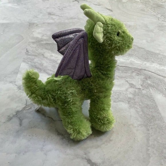 Melissa and‎ Doug Green Purple Wings Zephyr Dragon Stuffed Animal Plush Princess - Picture 3 of 8